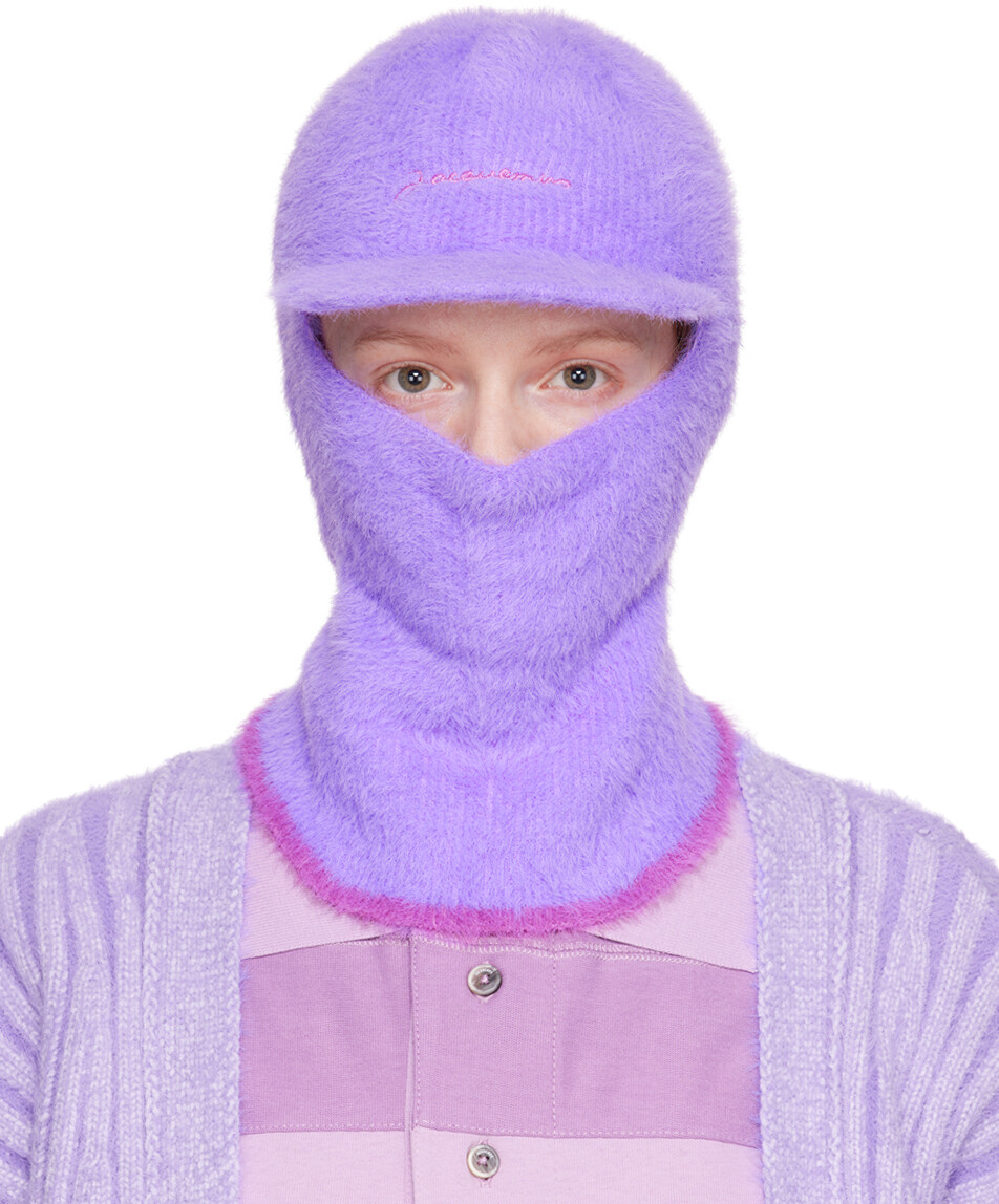 

Пурпурная балаклава 'La Cagoule Casquette' Jacquemus