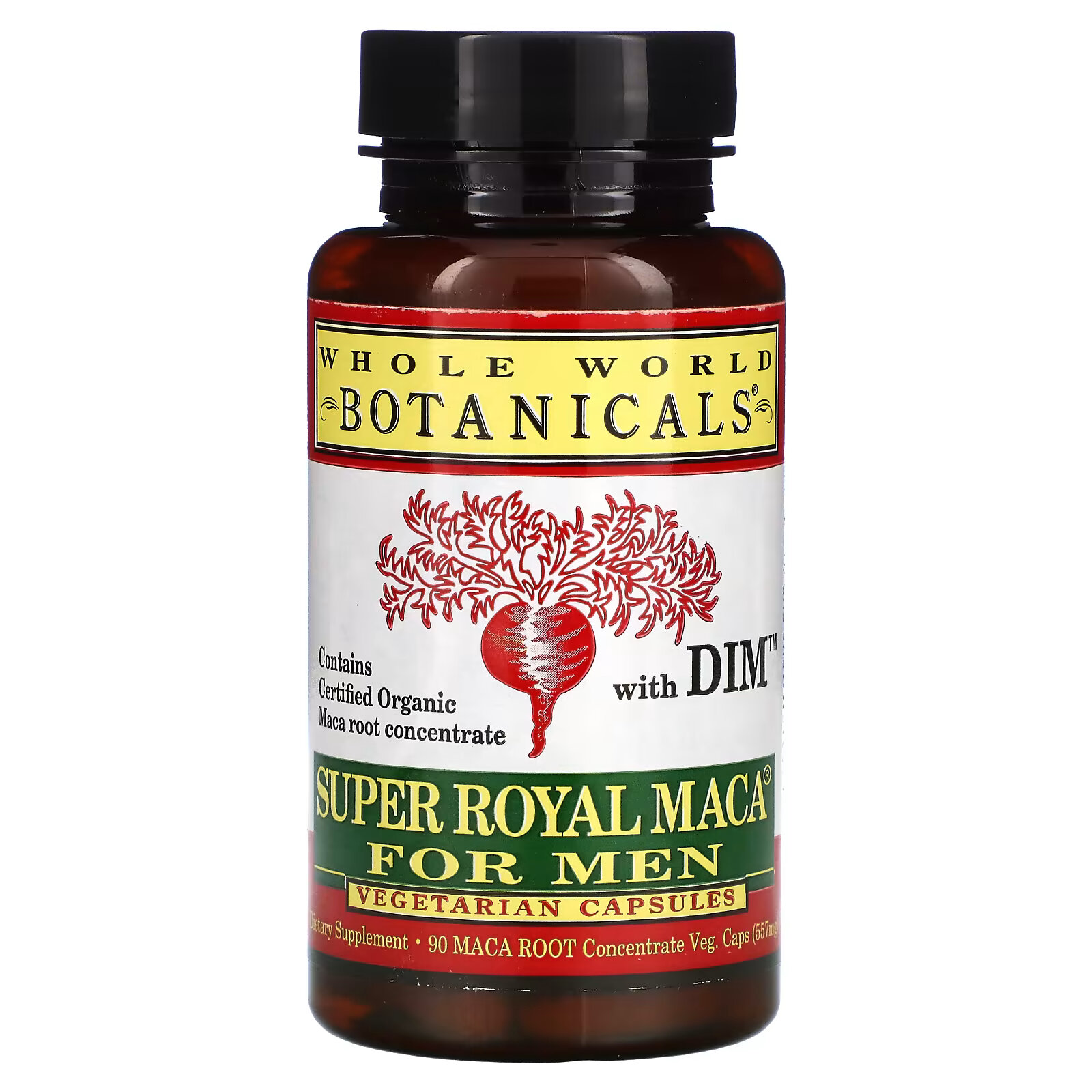 Whole World Botanicals, Super Royal Maca For Men, препарат из маки для мужчин, 500 мг, 90 вегетарианских капсул