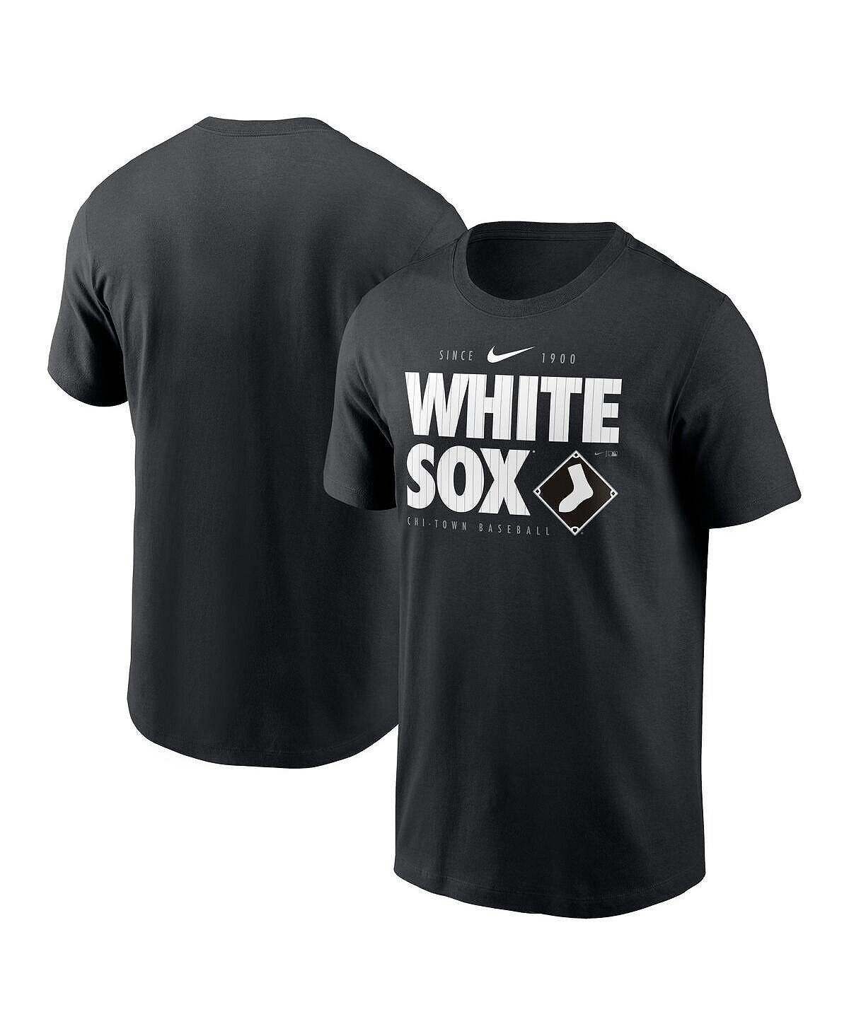 

Мужская черная футболка chicago white sox local team Nike, черный