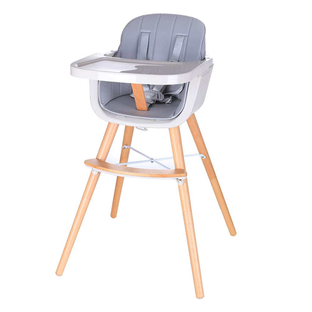 Детский стульчик-трансформер 3 в 1 Foho, серый цена и фото