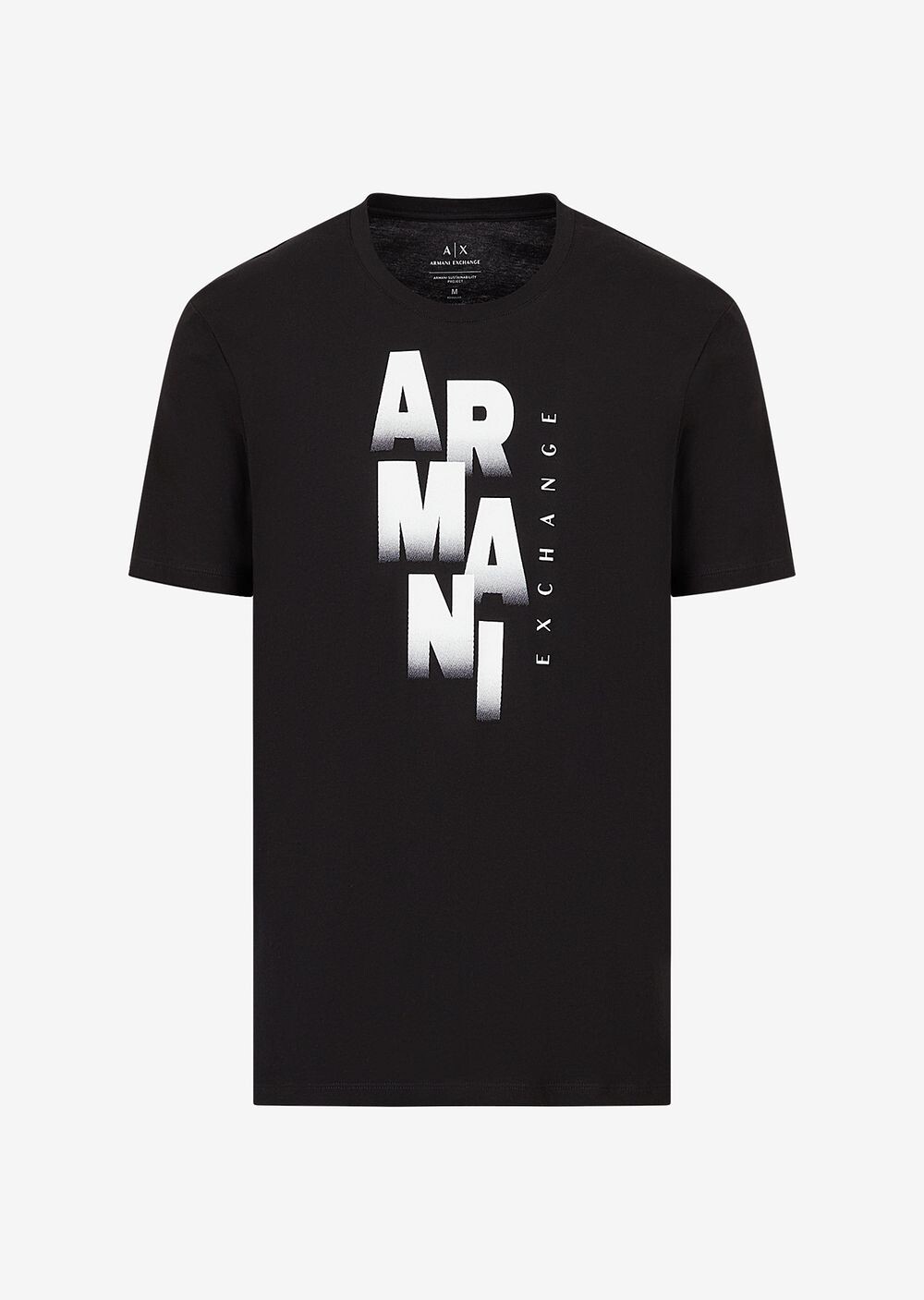

Футболка стандартного кроя Armani Exchange, черный