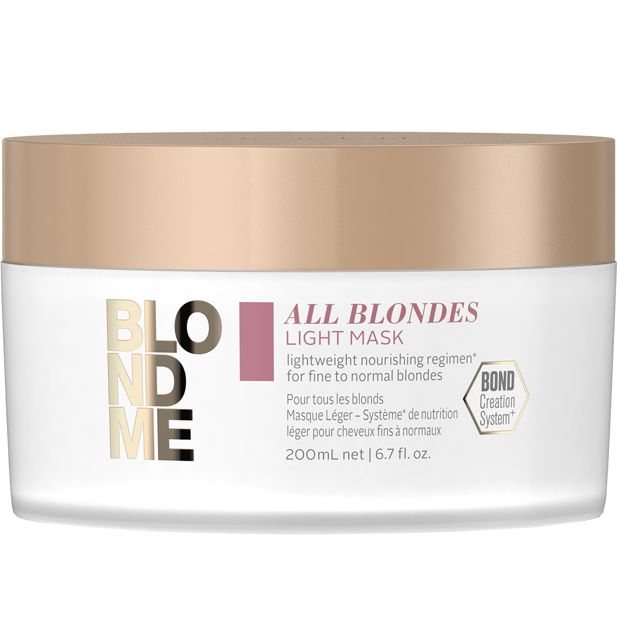 Schwarzkopf Professional BlondMe All Blondes Light легкая питательная маска для светлых волос, 200 мл schwarzkopf professional blondme all blondes light mask маска для тонких волос всех типов блонд 200 мл