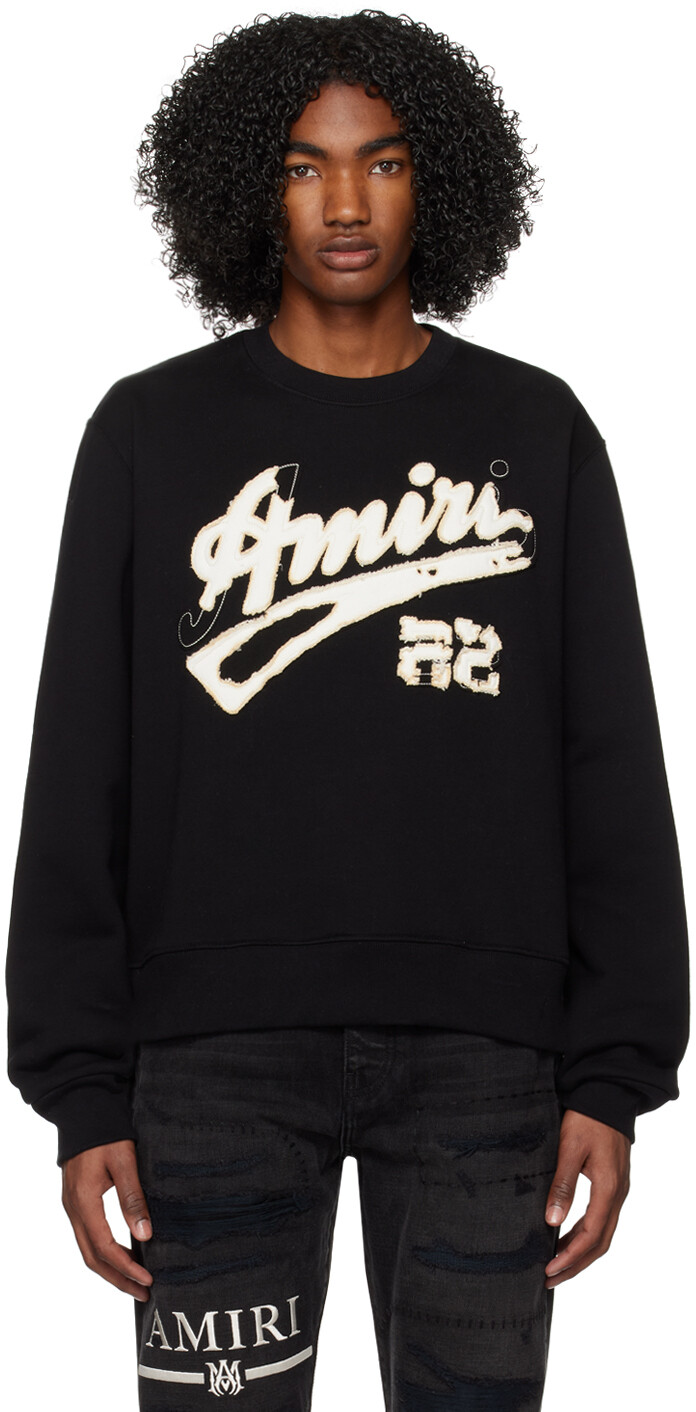 

Черный свитшот \22\"" AMIRI