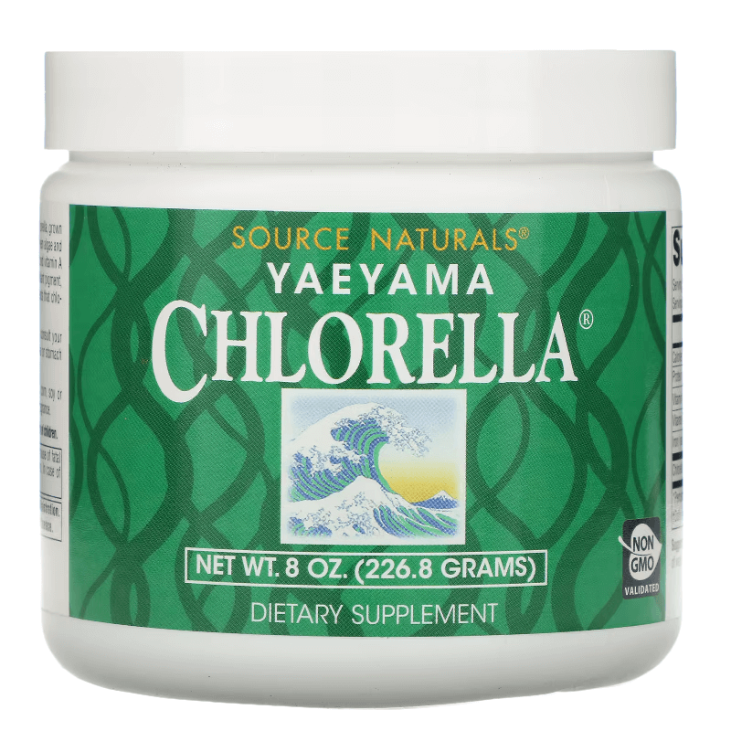 Хлорелла Source Naturals Yaeyama Chlorella, 226 гр