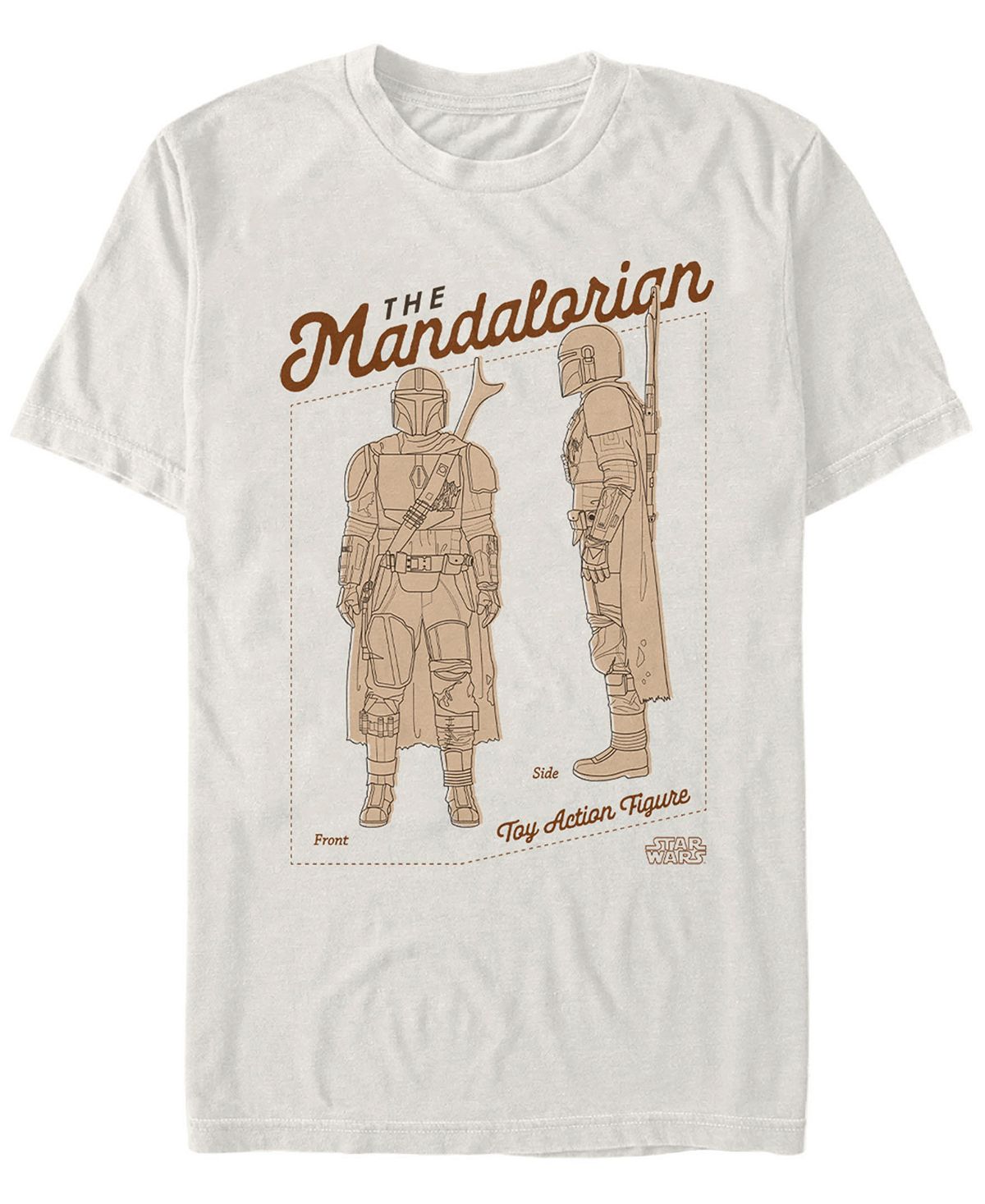 цена Звездные войны мужская мандалорская игрушка фигурка футболка Fifth Sun