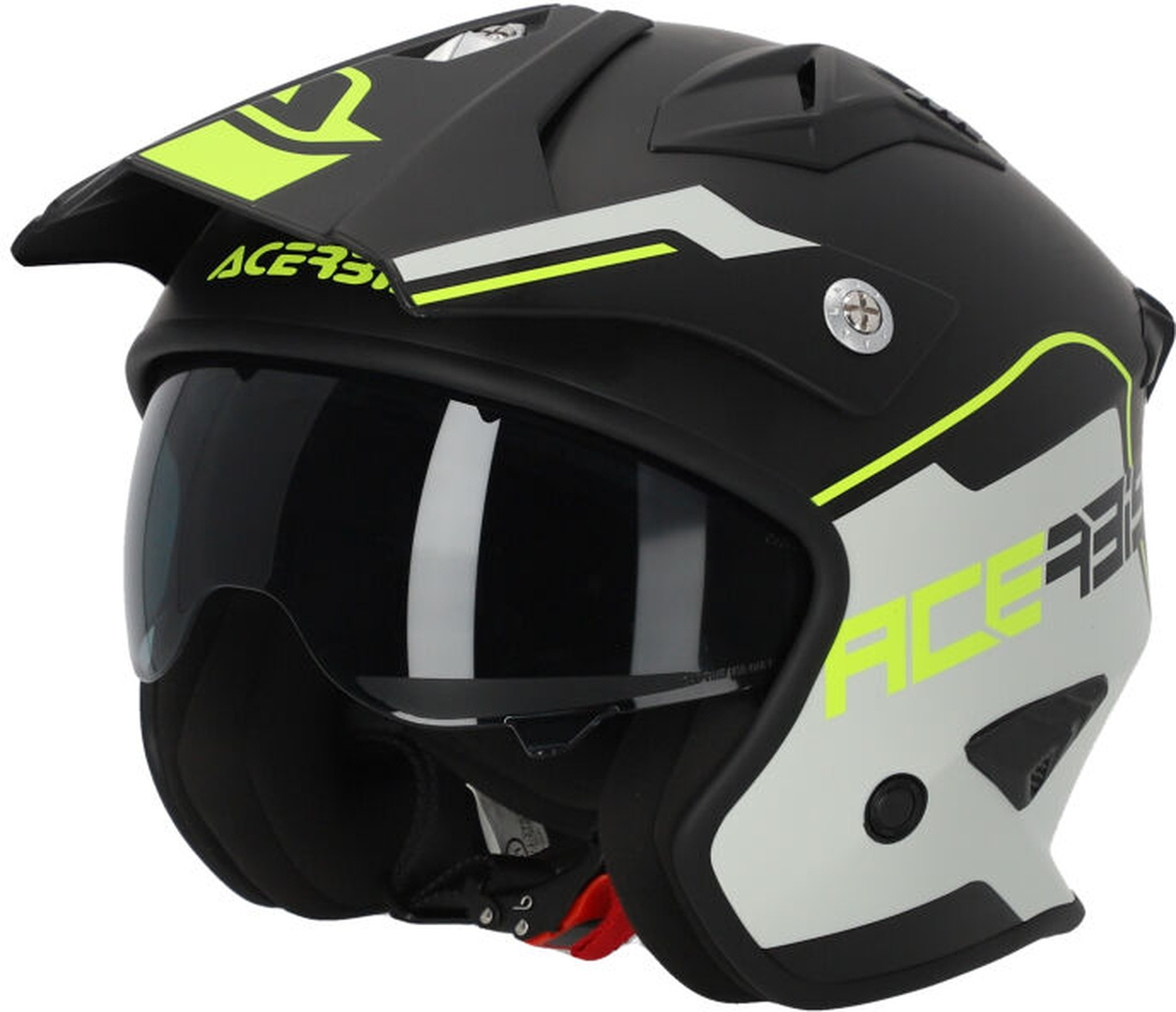 Acerbis Aria 2023 Реактивный шлем, черный/серый/желтый шлем acerbis aria 2023 solid реактивный серый