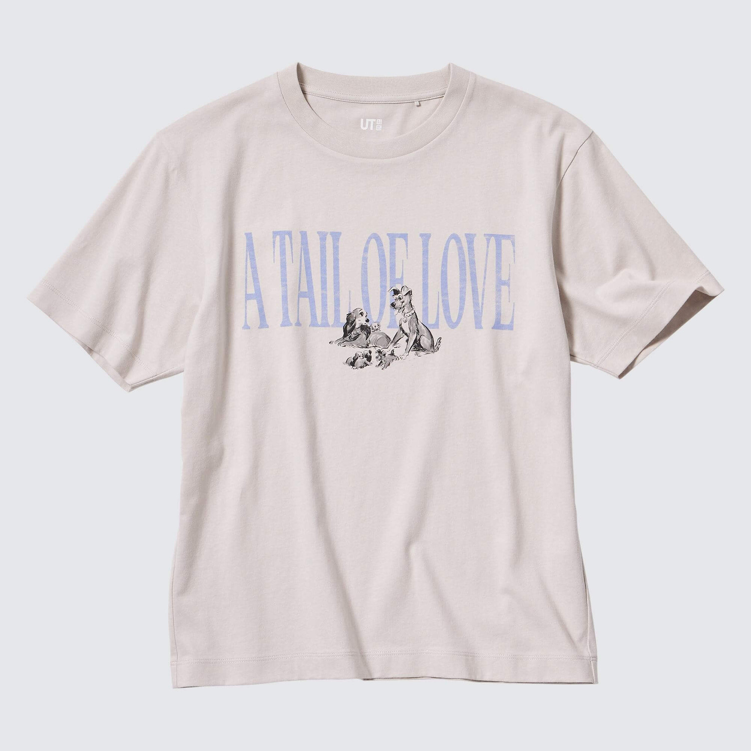 

Футболка Uniqlo Disney Sketchbook UT Graphic, светло-серый