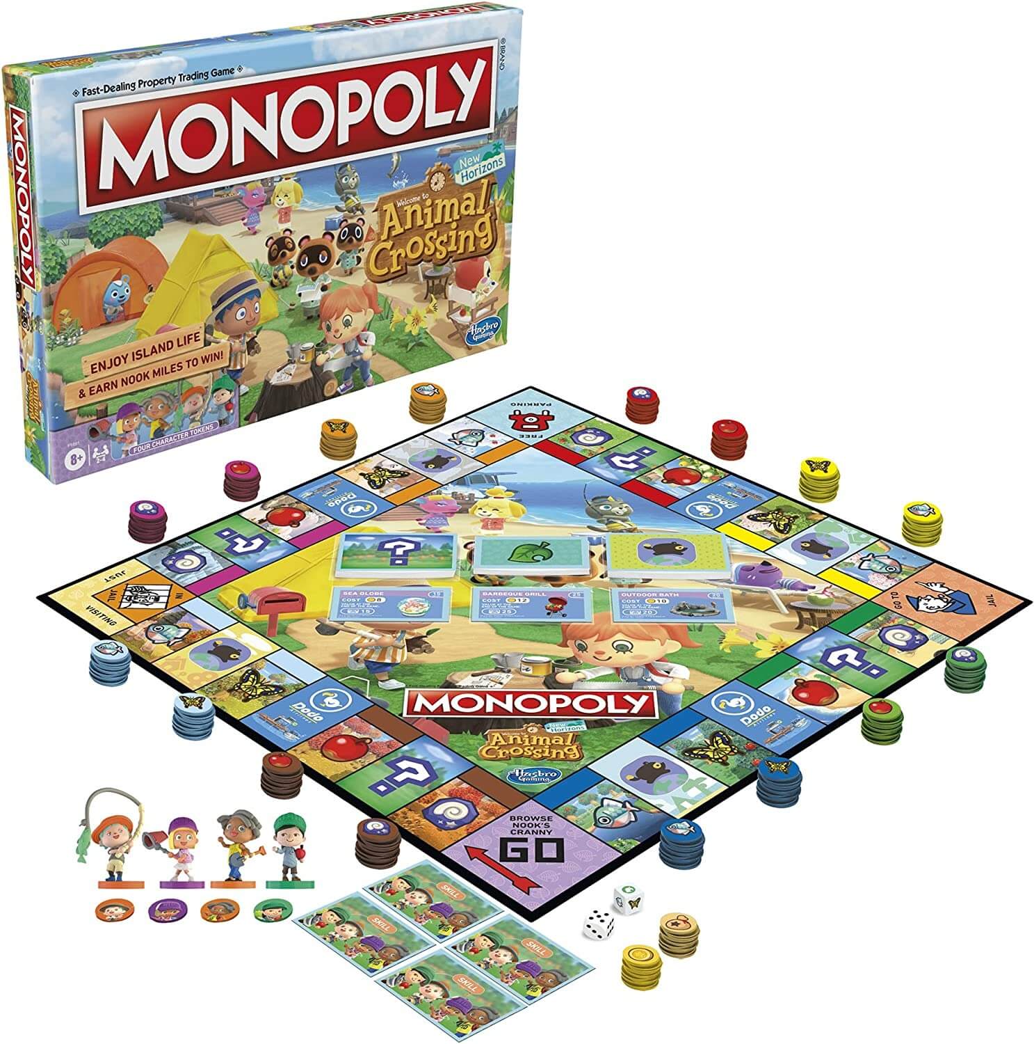 Настольная игра Hasbro Gaming Monopoly: Animal Crossing New Horizons  Edition – заказать по доступной цене из-за рубежа в «CDEK.Shopping»