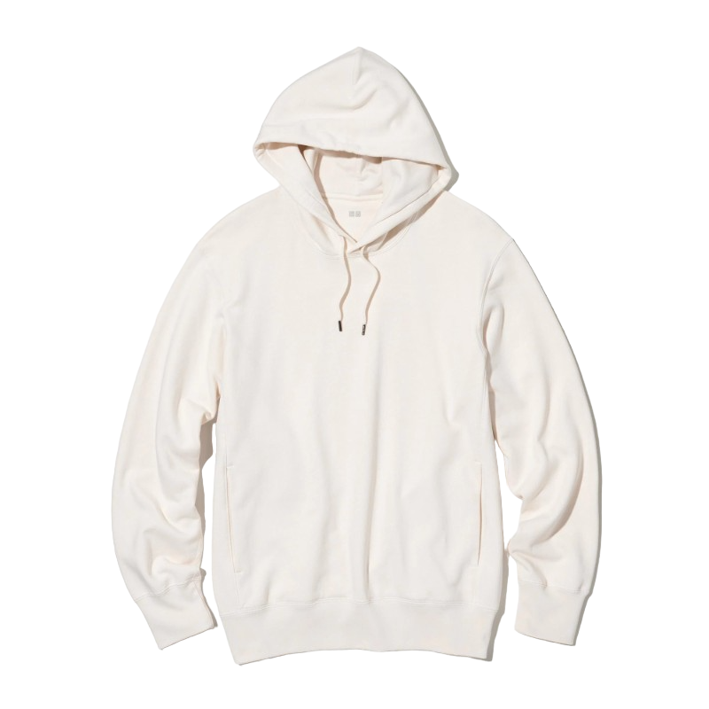 Толстовка Uniqlo Hoodie, желтовато-белый - фото