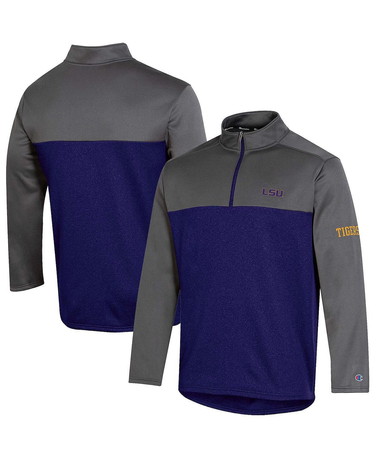 

Мужская фиолетовая куртка lsu tigers gameday с молнией на четверть Champion, фиолетовый