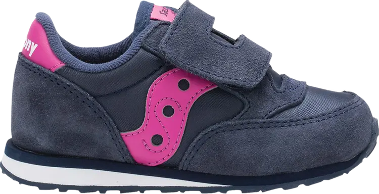 

Кроссовки Saucony Jazz Hook & Loop Big Kid Navy Pink, синий