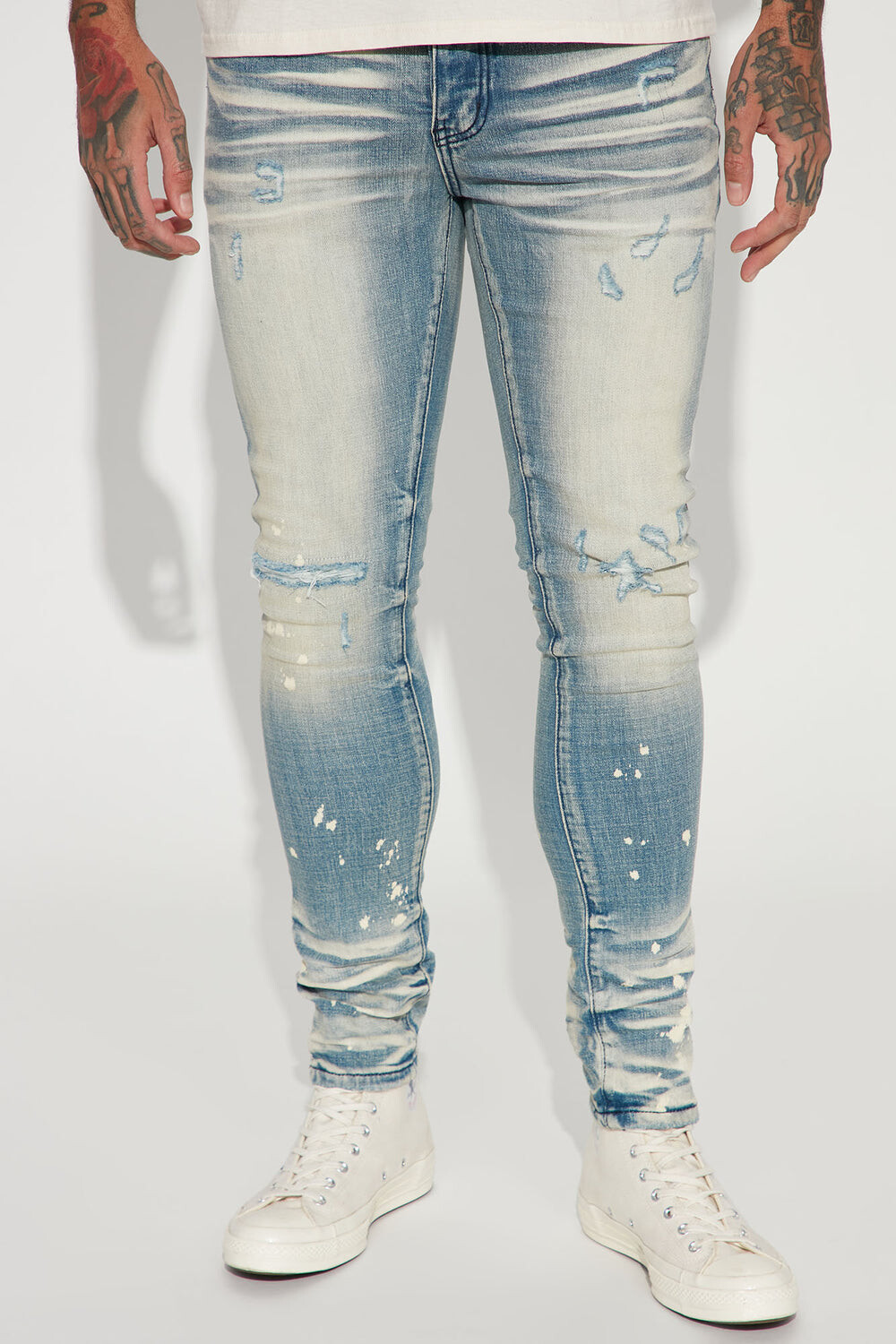 

Джинсы скинни Fashion Nova JET, синий