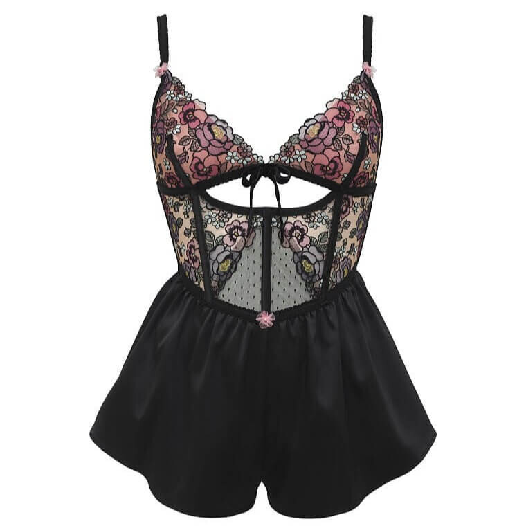 

Комбинезон For Love & Lemons Clara Romper, черный