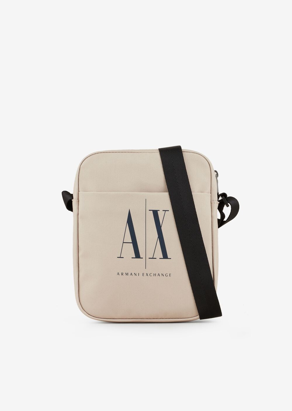 

Сумка через плечо Icon из ткани с логотипом Armani Exchange, бежевый