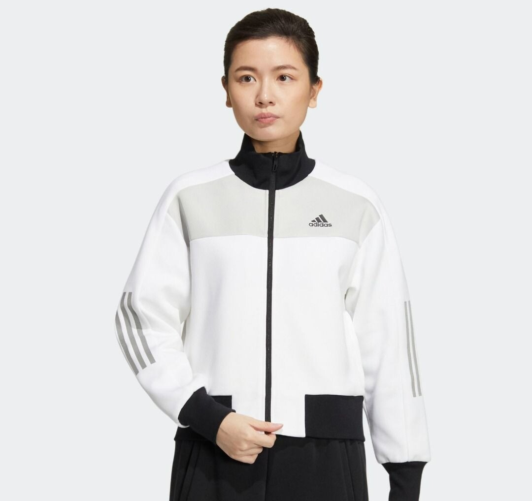 

Толстовка Adidas, черный/белый/серый