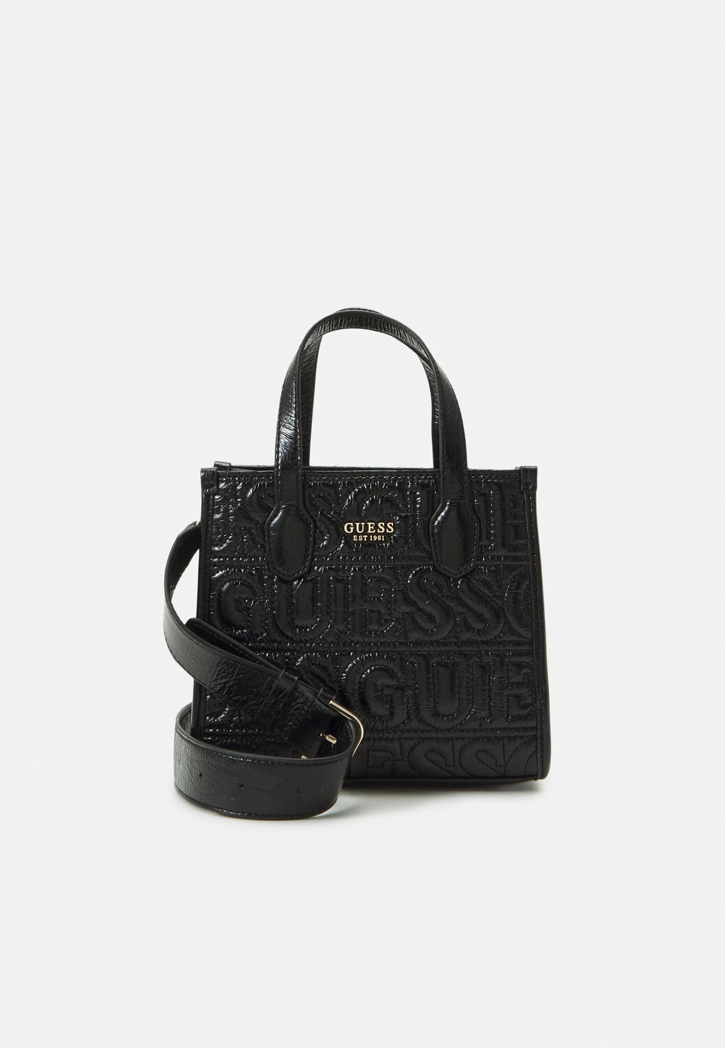 

Сумочка Guess SILVANA COMPARTMNT MINI TOTE, черный