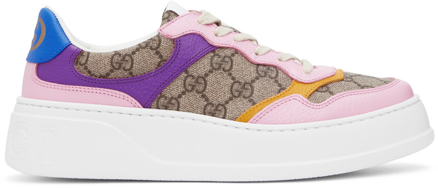 

Разноцветные кроссовки с логотипом GG Gucci
