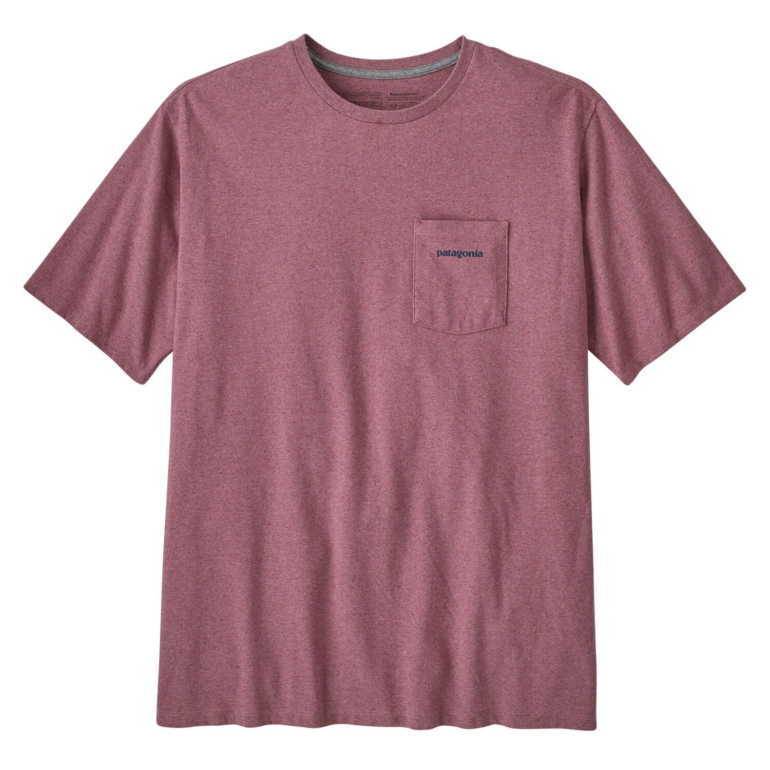 

Футболка Patagonia Boardshort Logo Pocket Responsibili, розовый