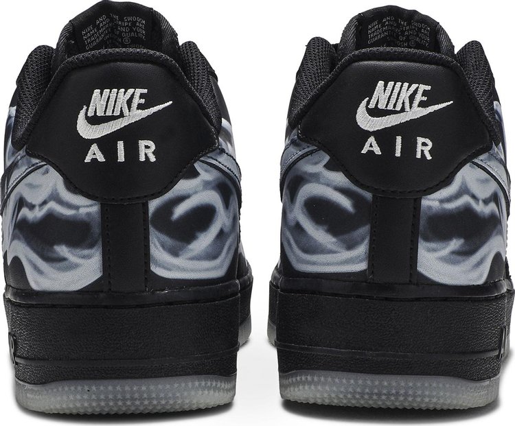 Nike air force 2025 1 qs skeleton black