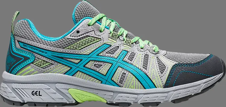 

Кроссовки wmns gel venture 7 'piedmont grey aquarium' Asics, серый