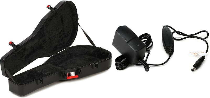 

Gator ATA Molded Guitar Case - с защелками TSA для акустических гитар Комплект с источником питания Roland PSA-120S 9v 500mA Gator + Roland GTSA-GTRDREAD=1 PSA-120S2=1