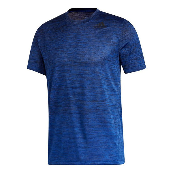Футболка Adidas Gradient Tee Sports Crew-neck Short Sleeve Blue, Синий футболка uniqlo heattech crew neck short sleeved thermal белый