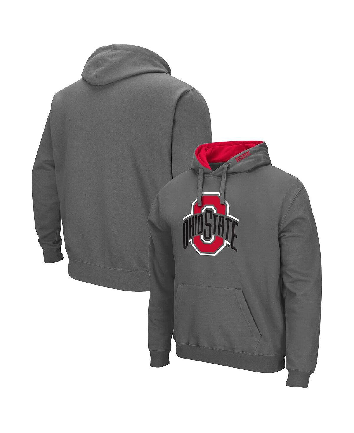 

Мужская темно-серая худи с капюшоном ohio state buckeyes arch & team logo 3.0 Colosseum, мульти