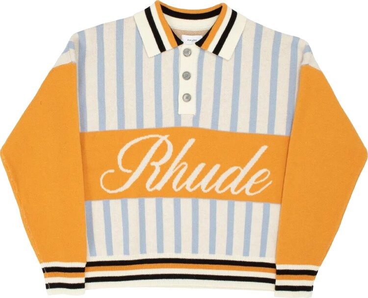 

Джемпер Rhude Rugby Knit 'Ivory/Amber', кремовый