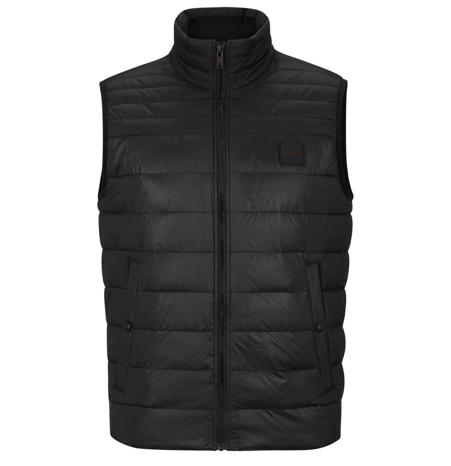 

Водоотталкивающий жилет BOSS Gloss And Matte Fabrics, черный