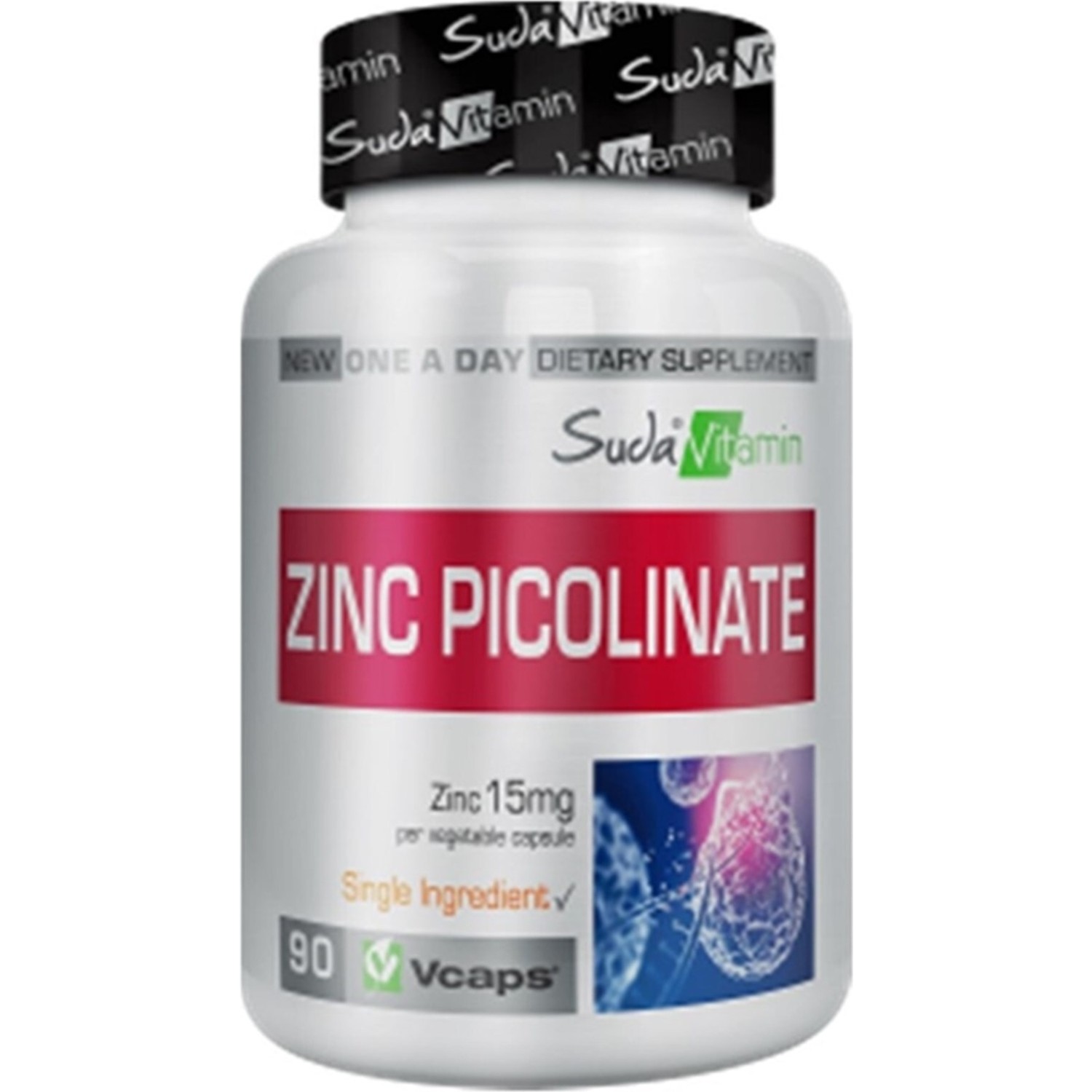 Пищевая добавка Suda Vitamin Цинк 90 капсул биологически активная добавка к пище zinc picolinate 15 мг 180 капсул