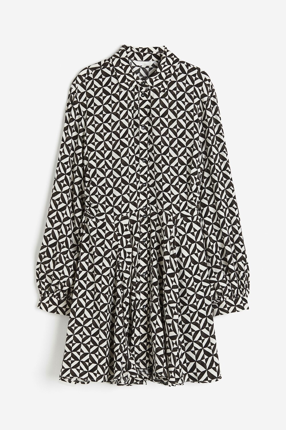 

Платье H&M Crêped Shirt, черный