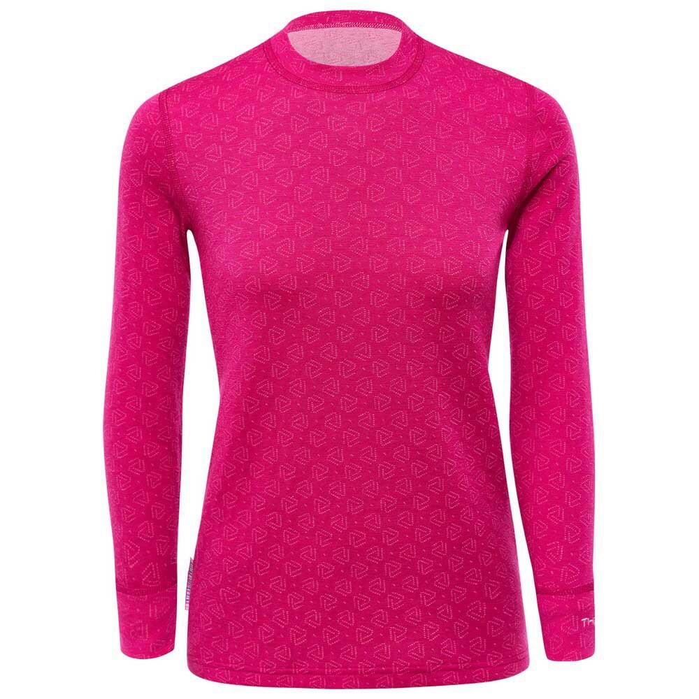 

Базовый слой с длинным рукавом Thermowave Merino Xtreme, розовый