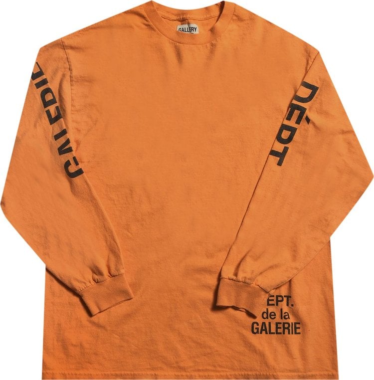 Лонгслив Gallery Dept. French Collector Long-Sleeve Tee 'Orange', оранжевый - фото