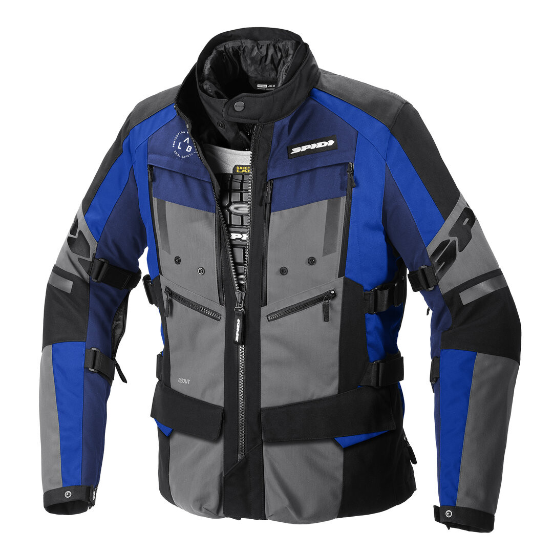 

Spidi 4 Season Evo H2Out Мотоцикл Текстиль куртка, черный/синий