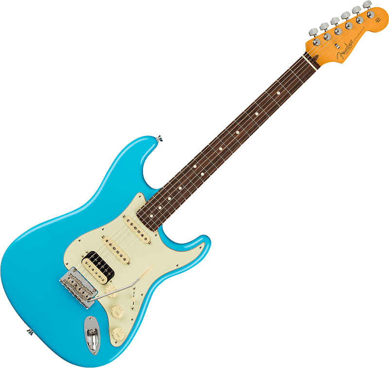 

Fender American Professional II Stratocaster HSS, накладка на гриф из палисандра Майами Блю American Professional II Stratocaster HSS, Rosewood Fingerboard