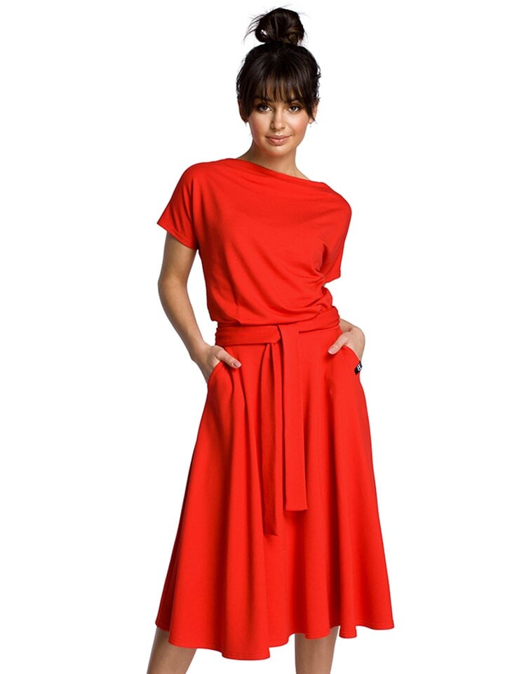 

Длинное платье Be Wear, красный