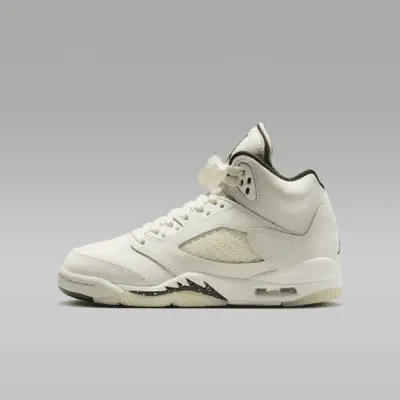 

Кроссовки Jordan Air 5 Retro SE Big Kids Shoes, цвет Sail/Light Orewood Brown/Coconut Milk/Black