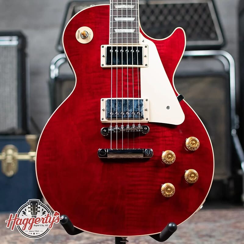 

Электрогитара Gibson Les Paul Standard 50s Figured Top - 60s Cherry with Hardshell Case