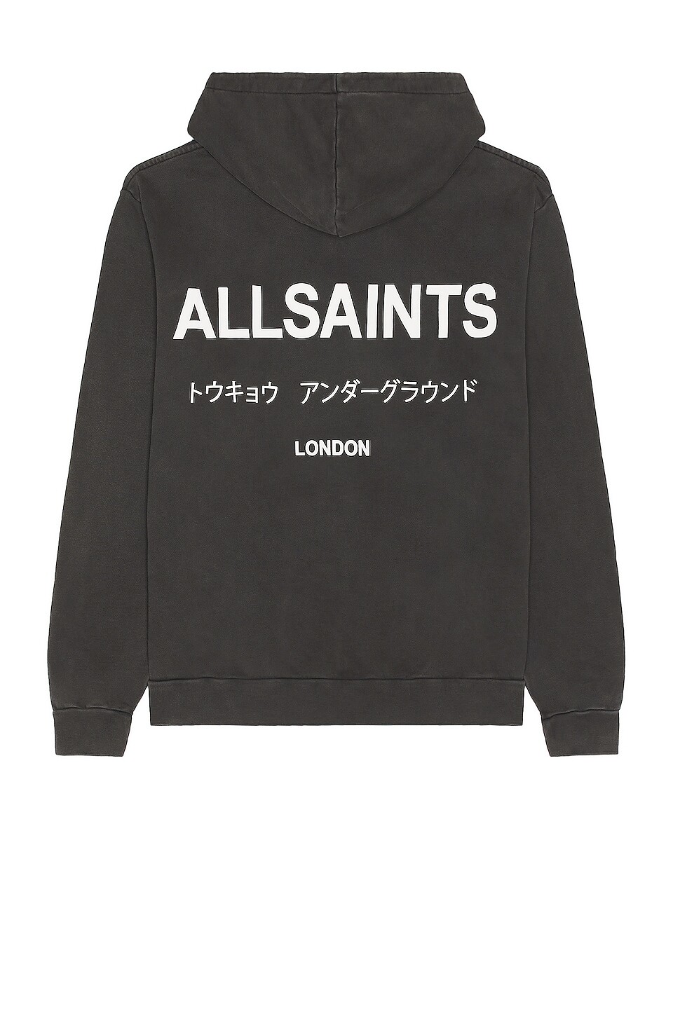 

Толстовка ALLSAINTS Underground, цвет Washed Black
