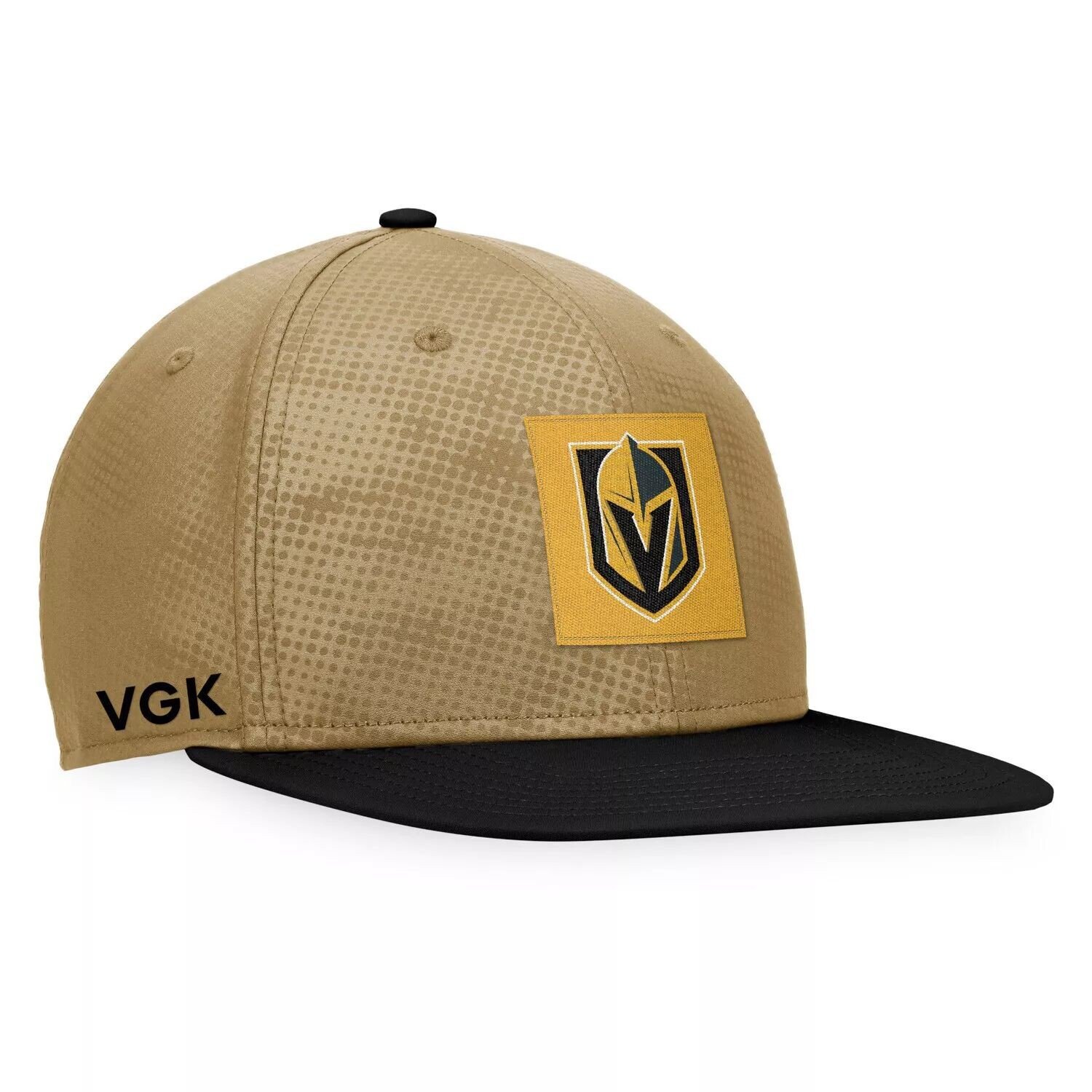 

Мужская кепка Snapback с фирменным логотипом Fanatics золотого/черного цвета Vegas Golden Knights Authentic Pro с альтернативным логотипом