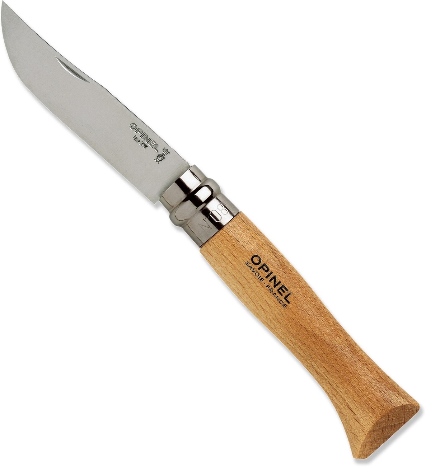 

Нож с ручкой из бука № 8 Opinel, коричневый