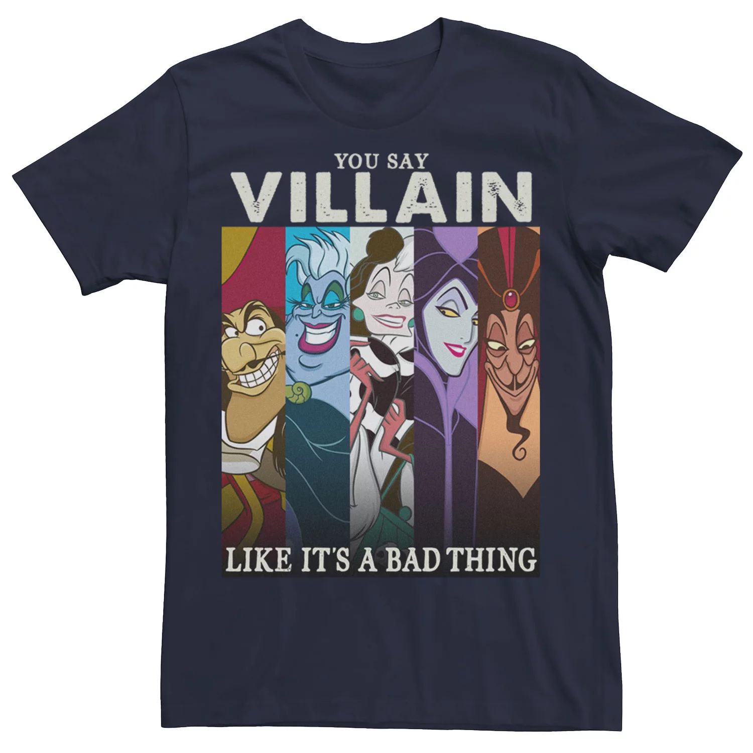 Мужская футболка Villains Like It A Bad Thing Group Shot Disney, синий