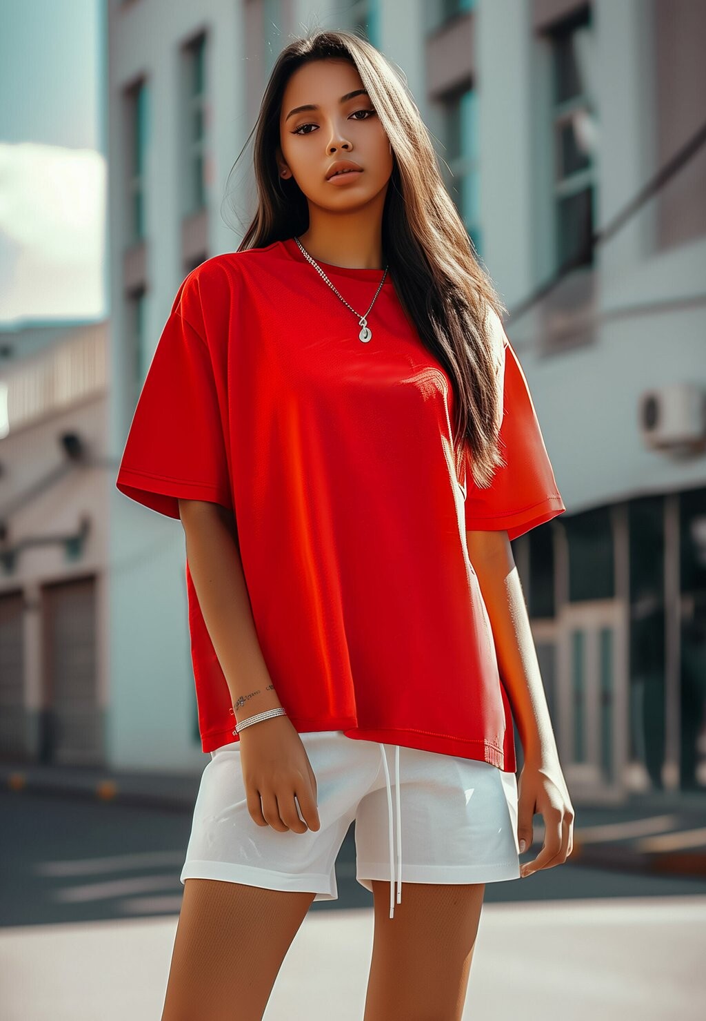 

Базовая футболка REICHSTADT DAMEN OVERSIZED T-SHIRT 24RSW058 Reichstadt, красный