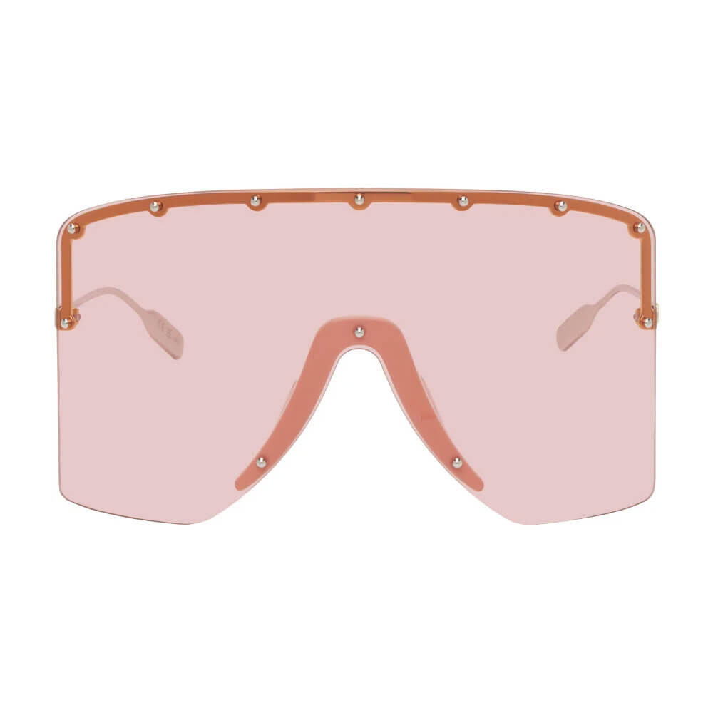 

Солнцезащитные очки GUCCI Silver Shield, розовый