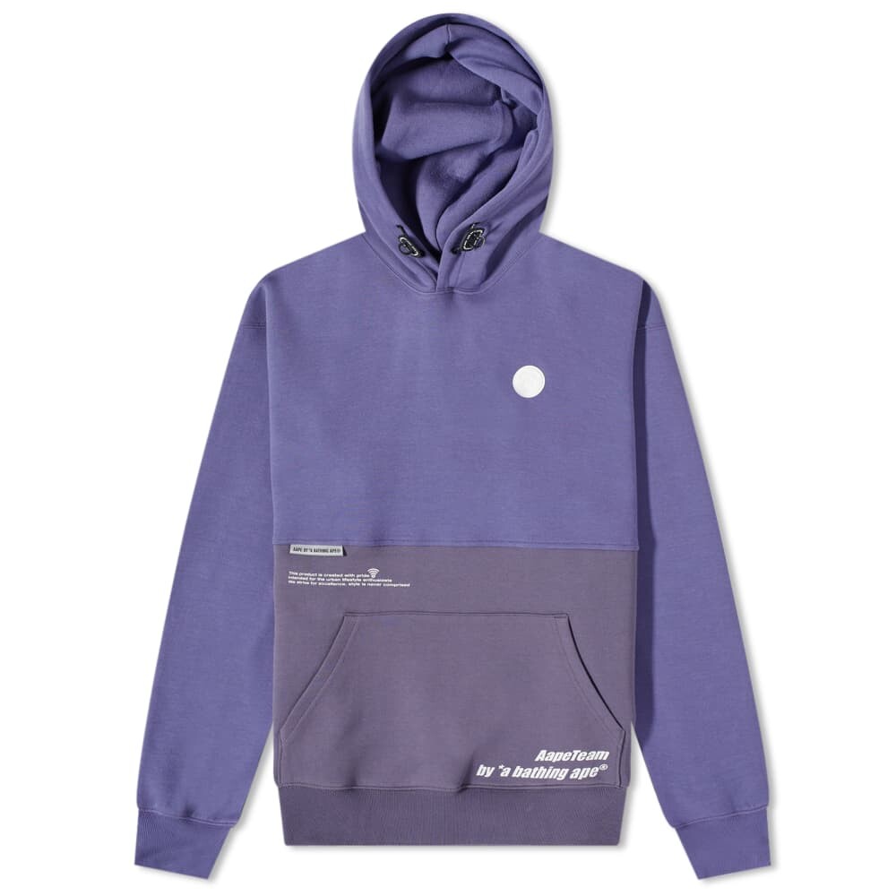 

Толстовка AAPE Metaverse Split Hoody, Фиолетовый