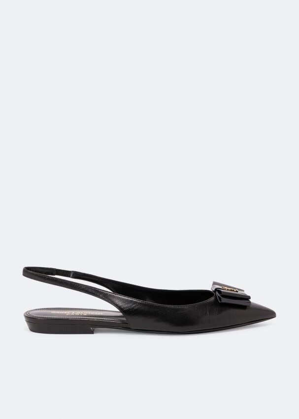 

Балетки SAINT LAURENT Anais ballerinas, черный