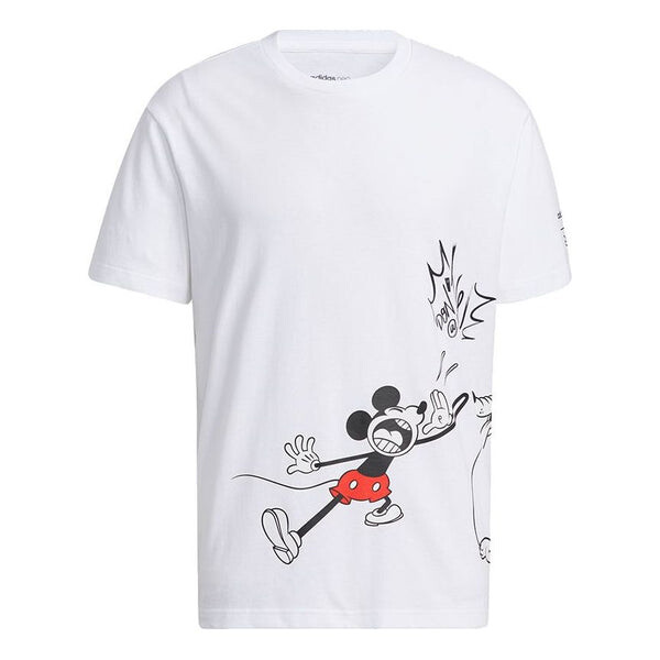 

Футболка Adidas neo x Disney Crossover M Mf Tee 2 Cartoon Printing Sports Short Sleeve White, Белый