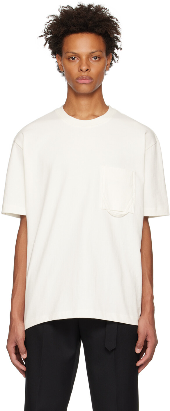 

Футболка с круглым вырезом Off-White Solid Homme, Белый