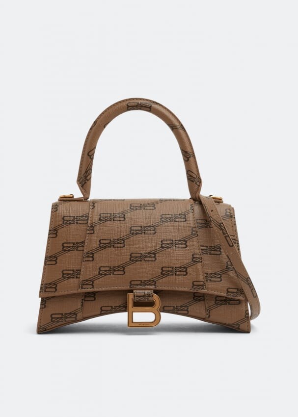 

Сумка BALENCIAGA Hourglass S top-handle bag, принт