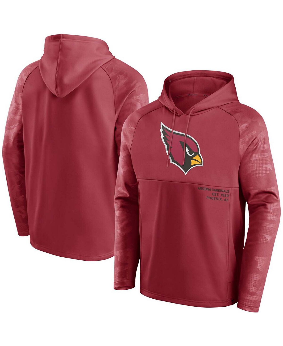 

Мужская толстовка с капюшоном cardinal arizona cardinals shade defender с капюшоном реглан Fanatics